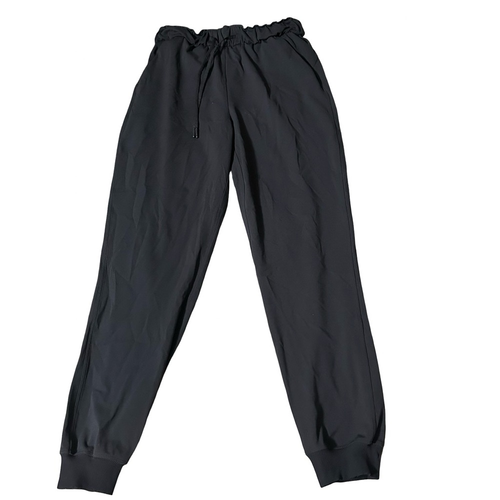 Lululemon Black Jogger Pants Size 6 Athletic Drawstring Lightweight - Picture 4 of 9